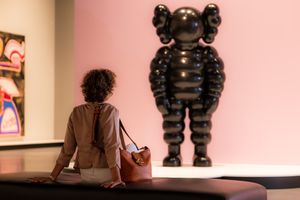 Exhibition view: [KAWS][0], _Pop Masters: Art from the Mugrabi Collection, New York_, HOTA Gallery, Gold Coast (18 February–4 June 2023). Courtesy HOTA Gallery.  


[0]: https://ocula.com/artists/kaws/